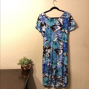 Caribbean Joes Hawaiian print Dress 1x